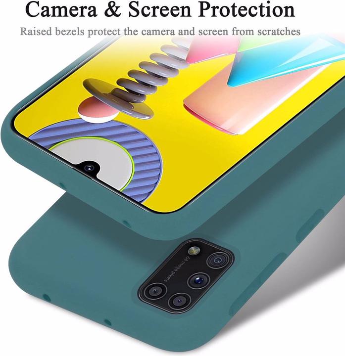 Immagine prodotto Cadorabo Copertura della cassa del silicone liquido TPU (Samsung Galaxy M31)