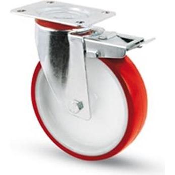 Rs Pro, Möbelrollen, Drehlager Lenkrolle, Rad ø 100mm, 120kg, Ge