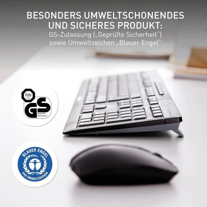 Produktbild CHERRY Stream Desktop Recharge (Deutschland, Kabelgebunden)