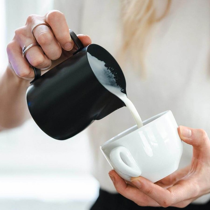Image du produit Rhinowares Pot à lait en téflon noir (0.60 l)