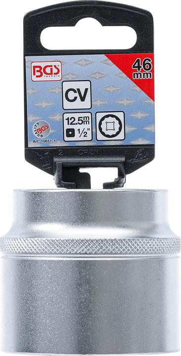 Immagine prodotto BGS Bussola a 12 punte con attacco da 12,5 mm (1/2") 46 mm (46 mm)