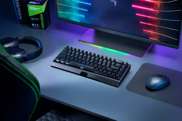 Image du produit Razer BlackWidow V3 Mini HyperSpeed - Phantom Pudding Edition (USA, Filaire, Sans fil)