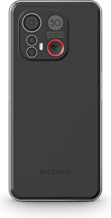 Actual product image Emporia SMART.6, Senior smartphone (128 GB, Black, 6.58", Single SIM, 5G)