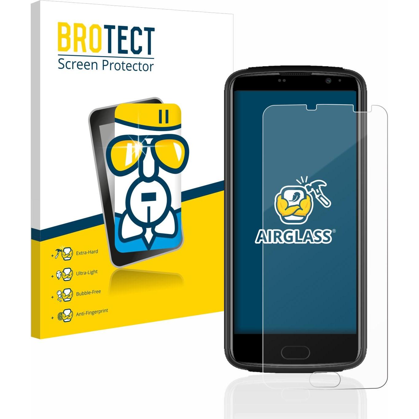 BROTECT AirGlass Panzerglasfolie (1 Stück, Beafon M7 Lite Premium), Smartphone Schutzfolie, Transparent