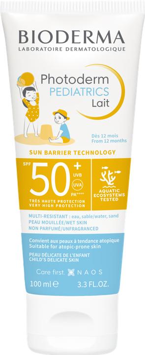 Produktbild Bioderma Sonnencreme Photoderm Pediatrics Lait SPF 50+ - 100 ml (Sonnenmilch, SPF 50, 100 ml)