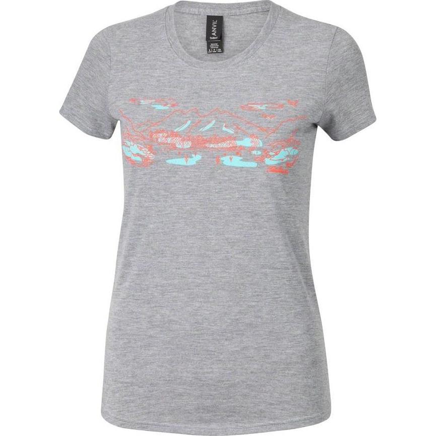 Salsa, Damen, Shirt, Electric Wilderness Womens T-Shirt, gray, L SALE, Grau, (L)