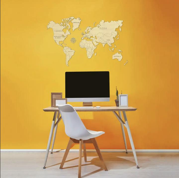 Produktbild WoodenCity Weltkarte M (31 Teile)