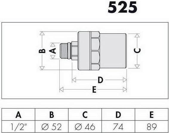 Image du produit Caleffi Amortisseur de coups de bélier