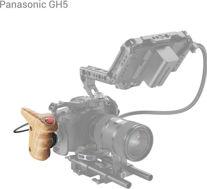 Produktbild SmallRig Handgriffe mit rosette und Start/Stopp-Taste - 3324 (Griff)
