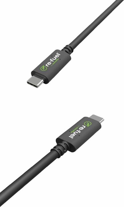 Produktbild DigiPower USB-C auf USB-C Highspeed Lade- und Sync-Kabel 1m (1 m, USB 3.1)