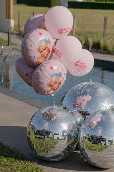 Actual product image Santex Girly Ballons Partydeko für den Kindergeburtstag (6 x)