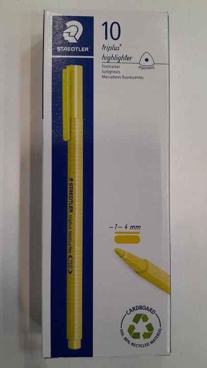 Staedtler Evidenziatore triplus (Giallo, 4 mm, 10 x)