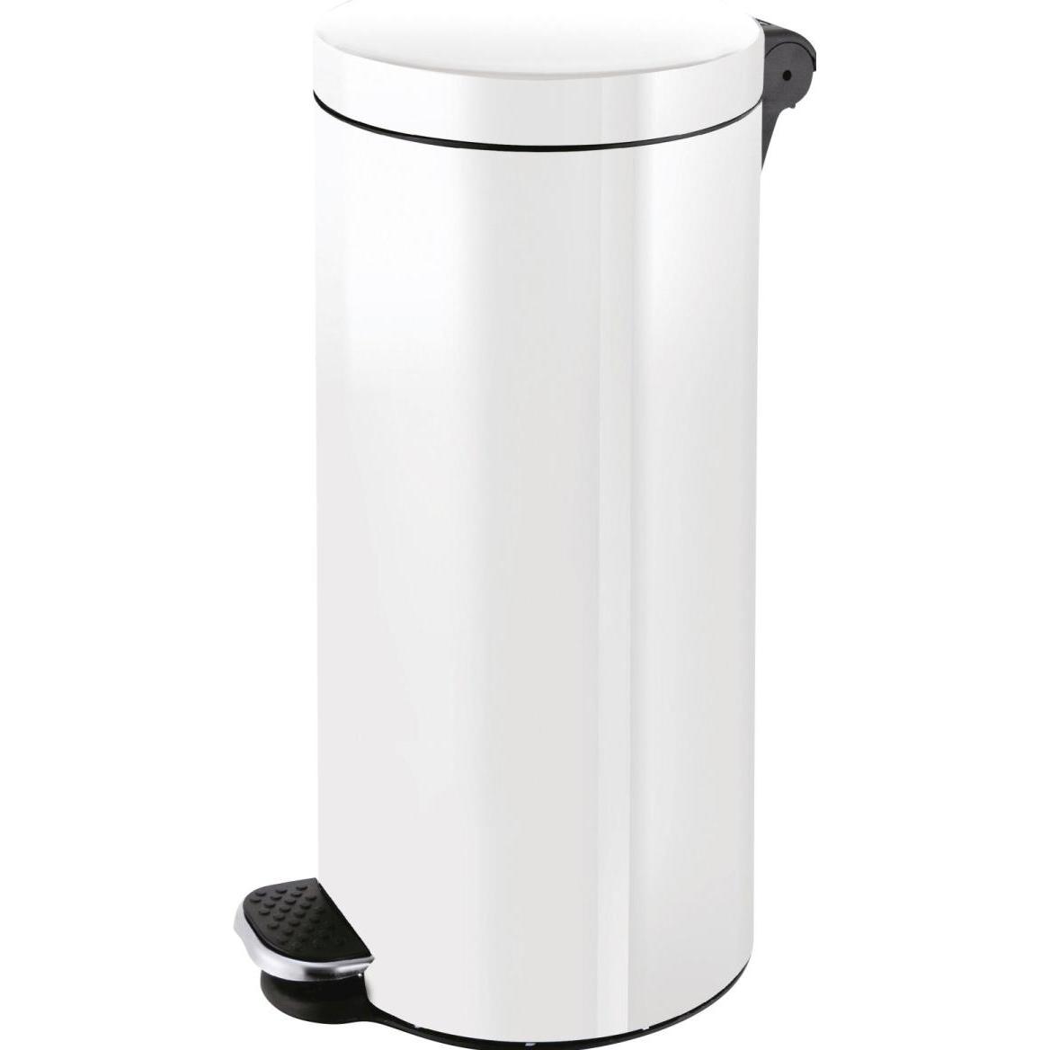 Zwingo Tretabfallbehälter Silberionen, Abfalleimer, Weiss