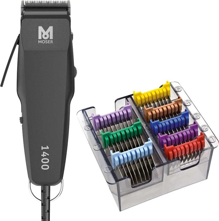 Actual product image Agrarzone Moser 1400 with push-on comb set (Cat, Dog)