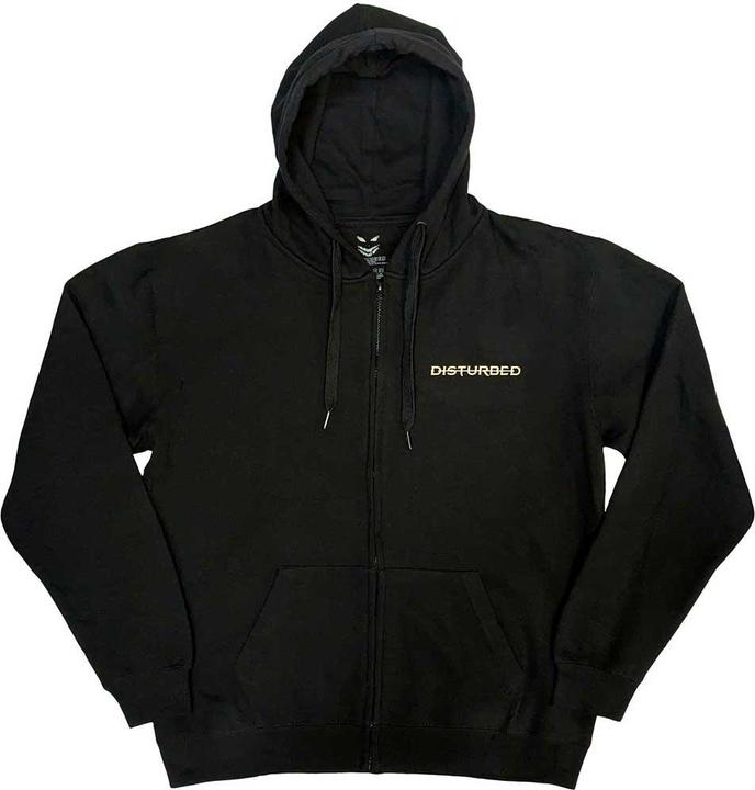 Immagine prodotto Disturbed The Face Felpa con Cappuccio e Zip Intera Stampa posteriore Adulto Unisex (L)