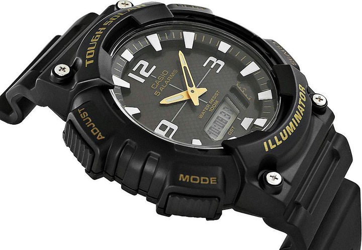 Actual product image Casio SOLAR AQ-S810W-1BVDF Herrenuhr