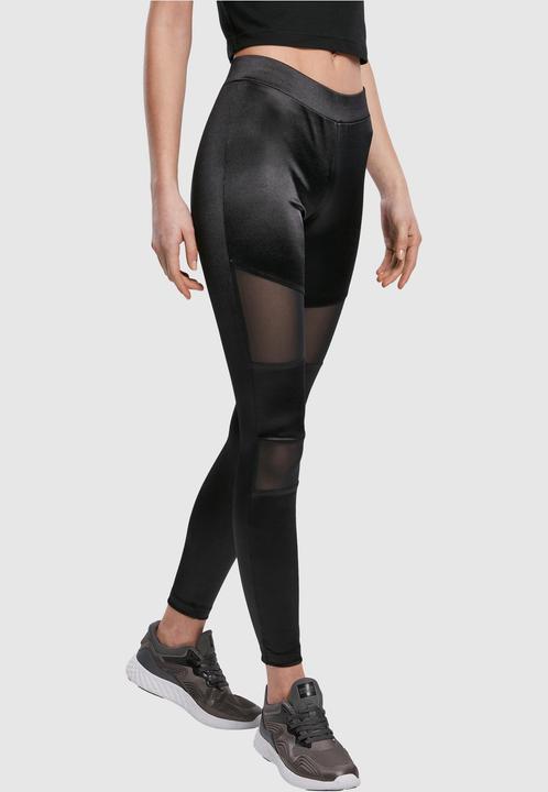 Produktbild Urban Classics Ladies Shiny Tech Mesh Leggings (XS)