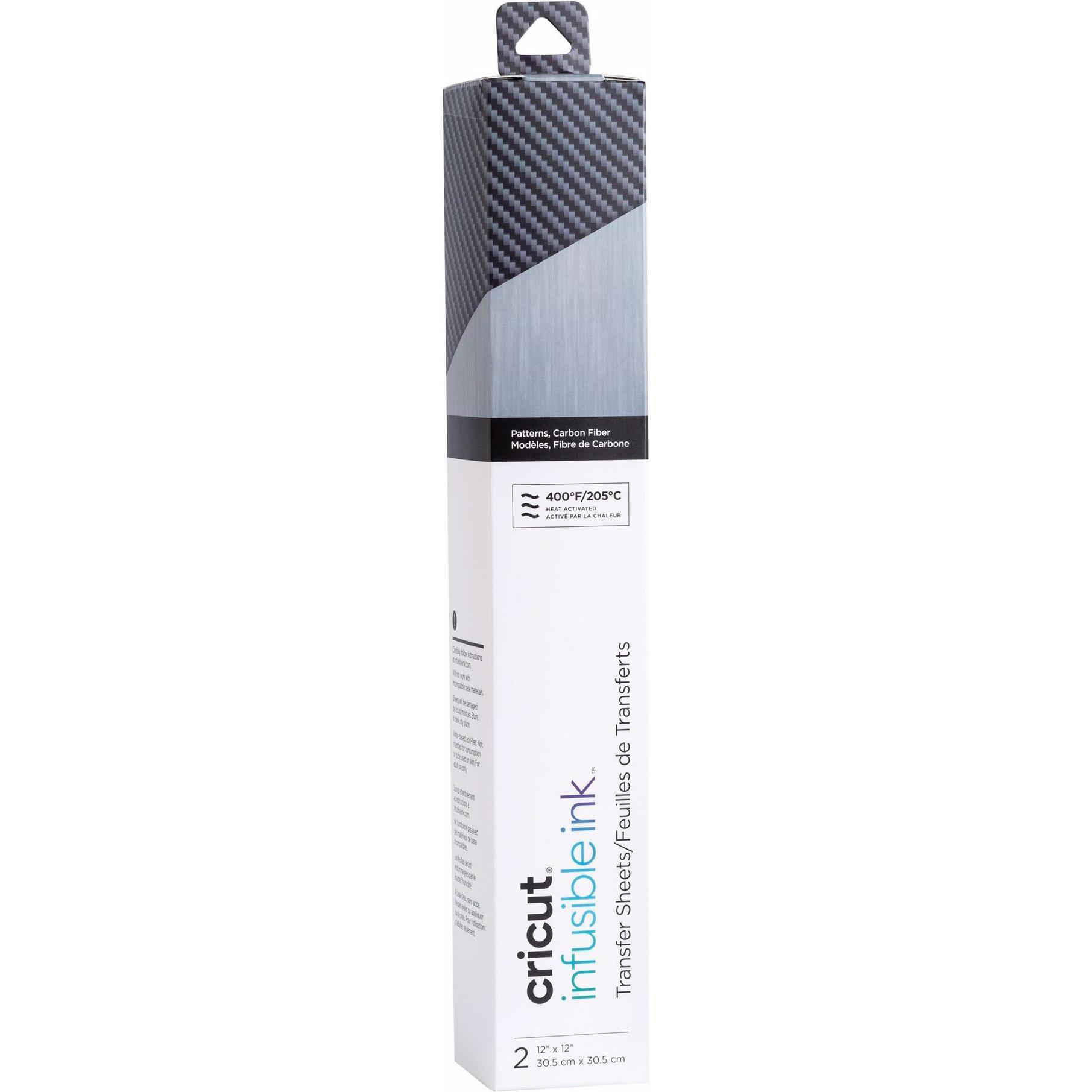 Cricut Aufbügelfolie Infusible Ink Carbon Fiber 2 Stück