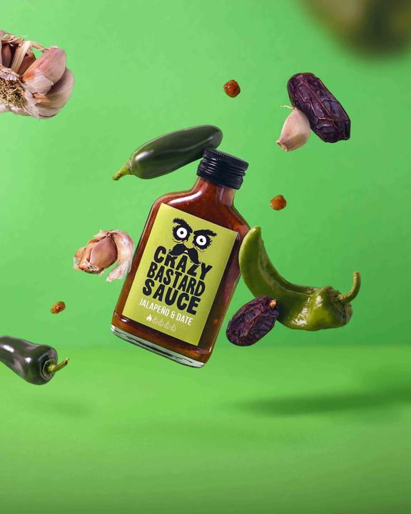 Actual product image Crazy Bastard Sauce Jalapeño sauce and date (250 g)
