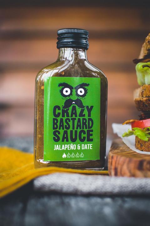Actual product image Crazy Bastard Sauce Jalapeño sauce and date (250 g)