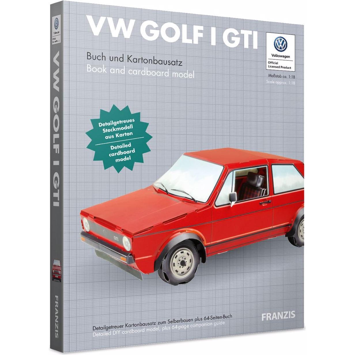 Thumbnail - VW Golf I GTI Buch und Kartonbausatz, Ratgeber von Thomas Riegler