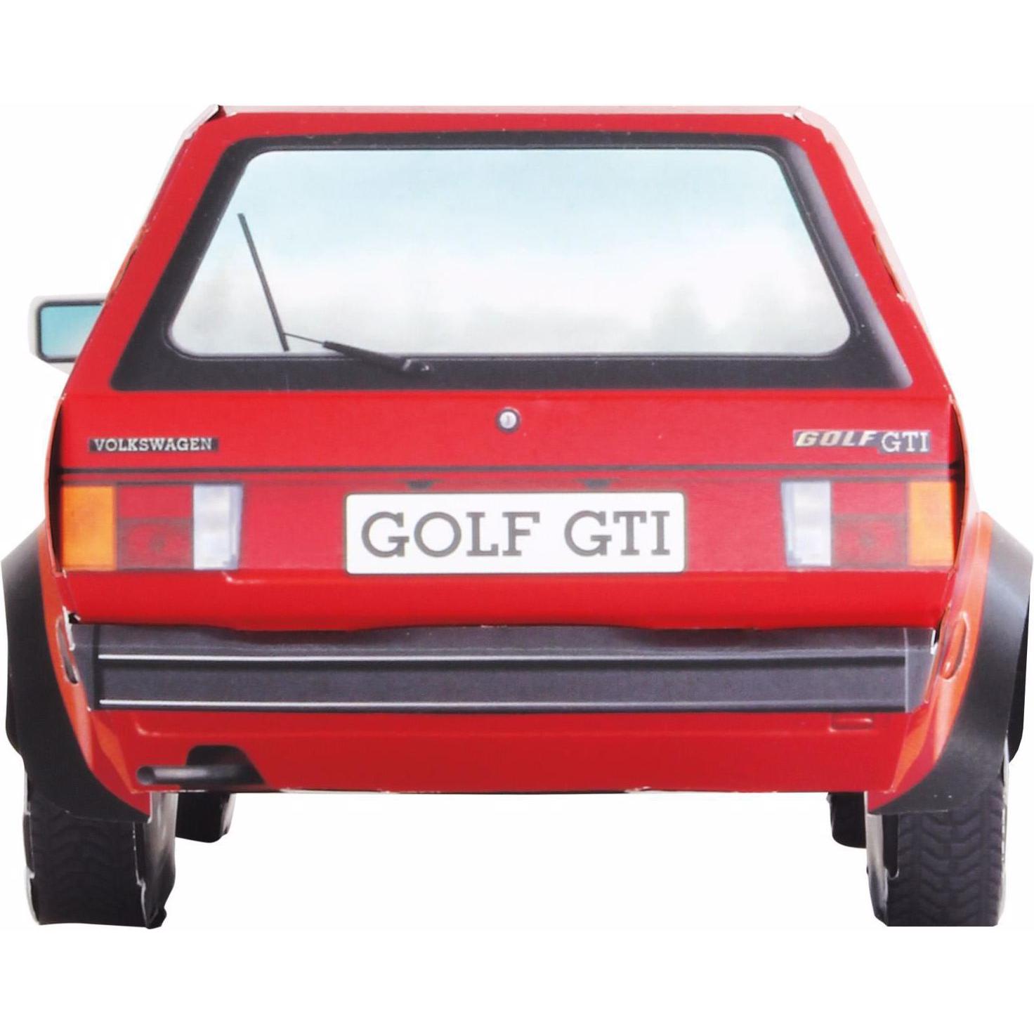 VW Golf I GTI Buch und Kartonbausatz, Ratgeber von Thomas Riegler