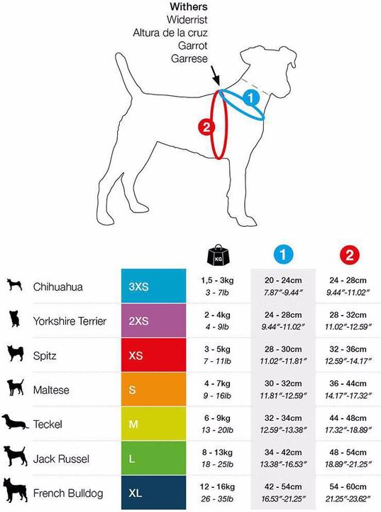 Produktbild Curli Geschirr Air-Mesh (3XS, Hund, Allgemein)