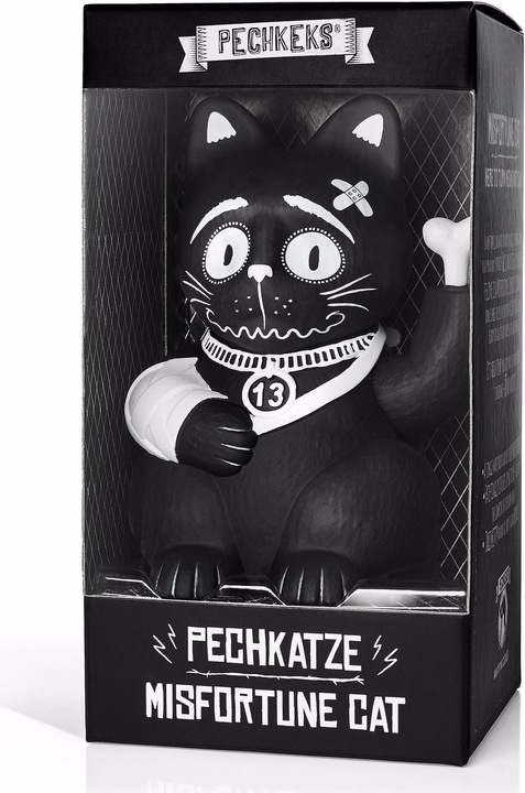 Produktbild Pechkeks Aufsteller Pech-Winkekatze