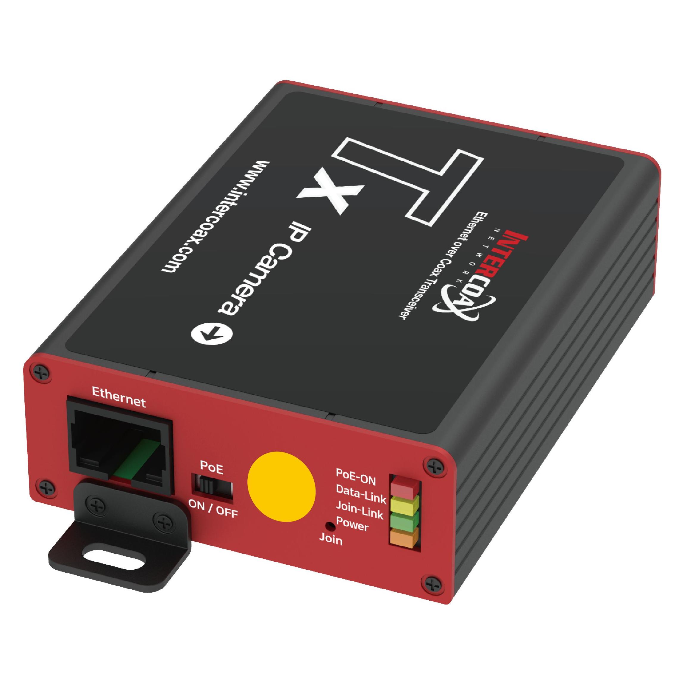 InterCoax Ethernet-Extender Ecp-2601T-Yellow, Switch Box