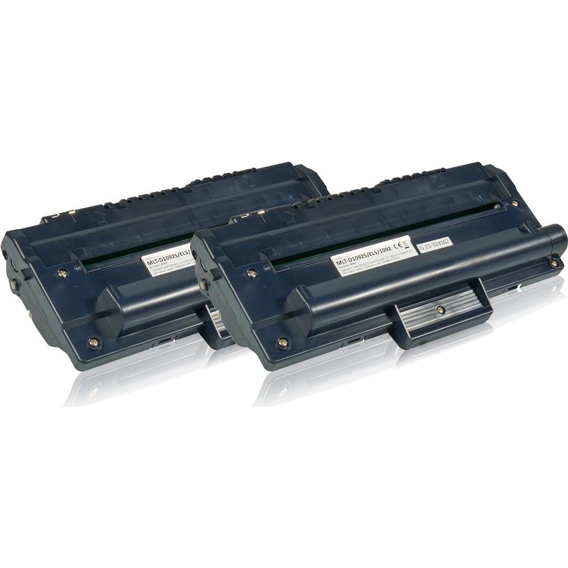 Thumbnail - Inkadoo, Toner, Toner sparset kompatibel zu Samsung MLT-D 1092 S/ELS / 1092 enthält 2x Tonerkartusche Schwa... (BK)