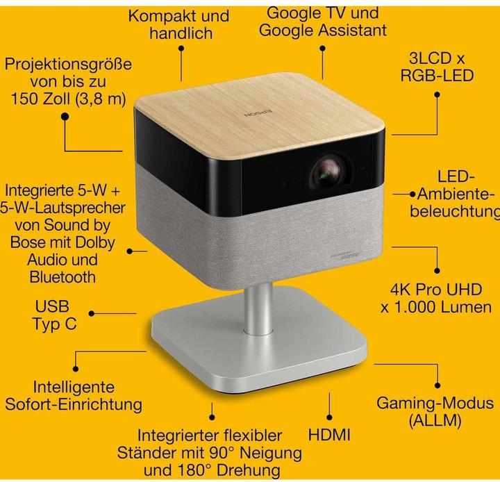 Produktbild Epson Lifestudio Flex - EF-72 (4K, 1000 lm, 1.2:1)