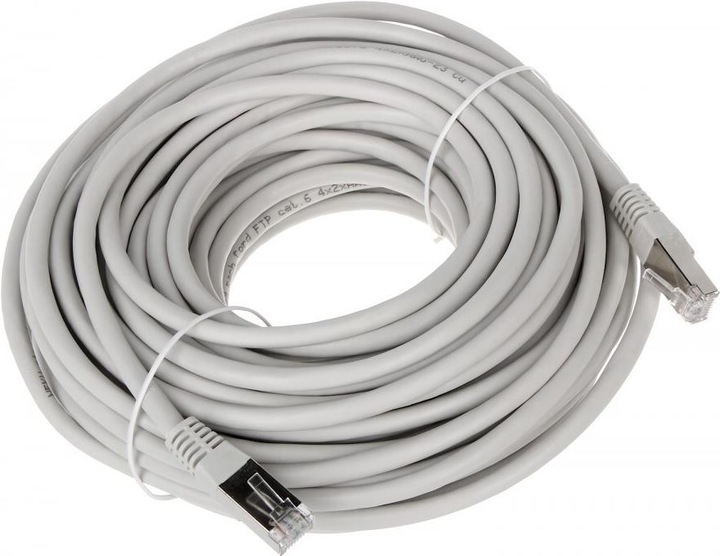 Actual product image Lanberg PCF6-10CC-2000-S Patchcord RJ45 cat.6 FTP 20m Pilkas (F/UTP, CAT6, 20 m)