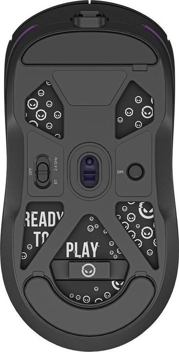 Lorgar Souris d'ordinateur MSA10W, Wireless Gaming Mouse Advanced, noir (PC)