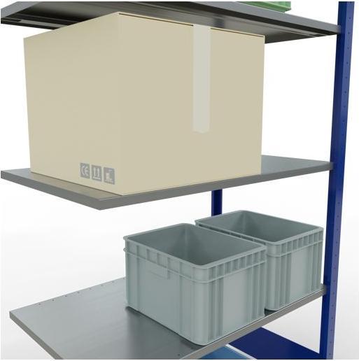 Image du produit Schulte Lagertechnik Système enfichable Élément suivant MULTIplus150 avec traverse de longueur