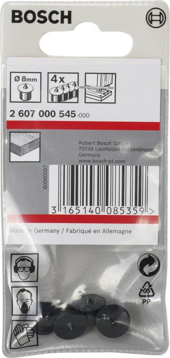 Produktbild Bosch Professional Zubehör 4-tlg. Dübelzentrierstift-Set, 8 mm (4 Stk.)