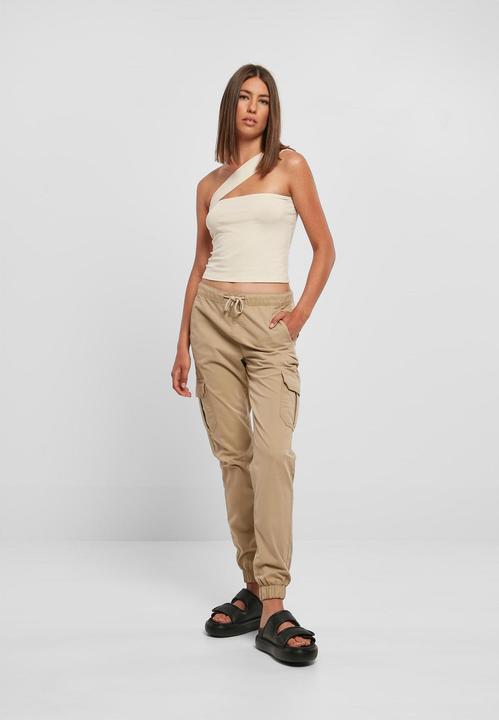 Actual product image Urban Classics Ladies High Waist Cargo Jogging Pants (3XL)