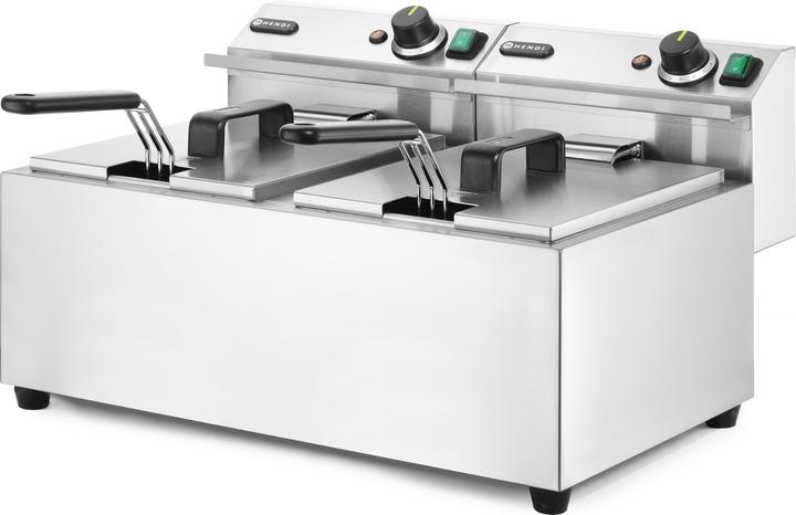 Actual product image Hendi Deep Fryer Profi Line 2x8 l 230V 2x3500W