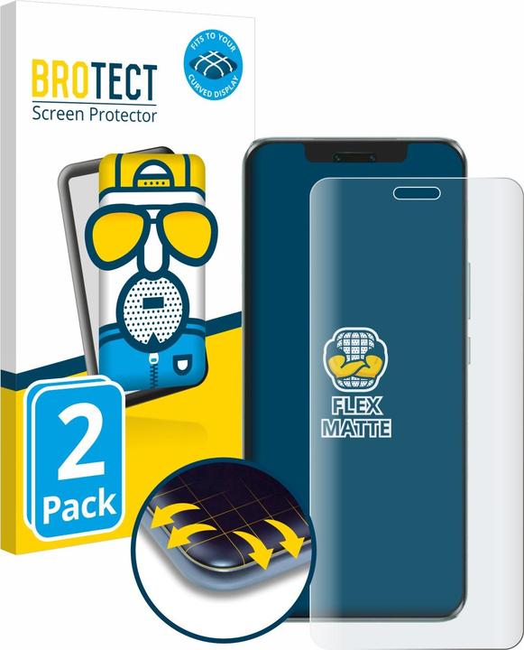 Immagine prodotto BROTECT Protezione del display opaco a tutto schermo (2 Pezzo/i, ZTE Nubia Red Magic 6 Pro)