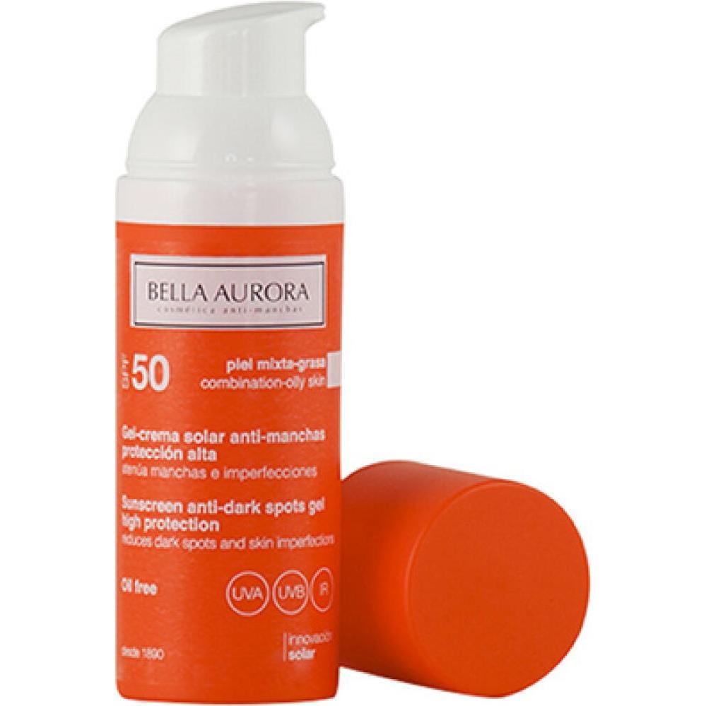 Bella Aurora, Sonnencreme, SOLAR gel anti-manchas mixta/grasa SPF50 50 ml (Sonnencreme, SPF 50, 50 ml)
