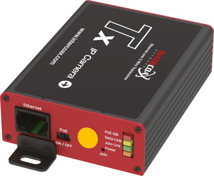 Produktbild InterCoax Ethernet-Extender EUP-2601T-YELLOW Cat.5e/6 Expansion