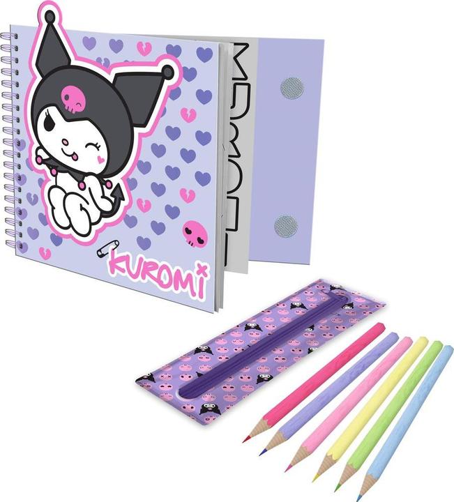 Produktbild Hello Kitty Kuromi Malbuch