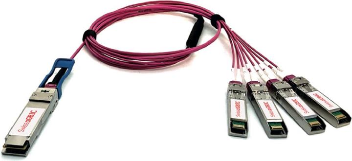 Produktbild SwissGBIC AOC Breakout 100Gb Active 5m FCBN525QE1C05