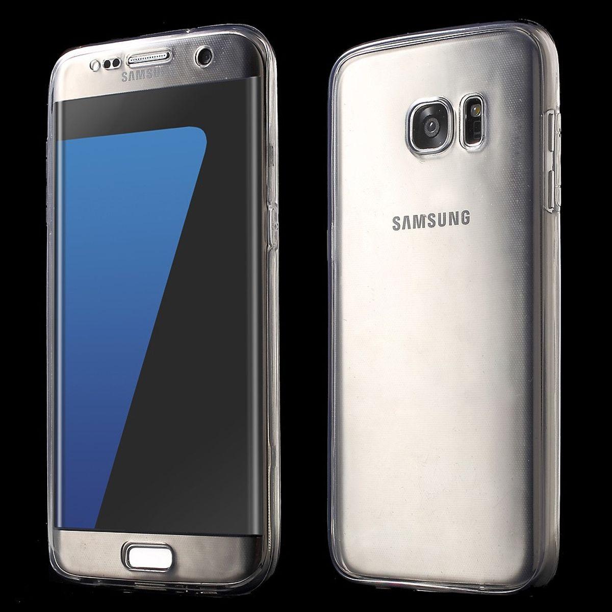 König Design Handyhülle für Samsung Galaxy S7 Edge Schutzcase Backcover Bumper Etuis Grau (Samsung Galaxy S7 Edge), Smar...