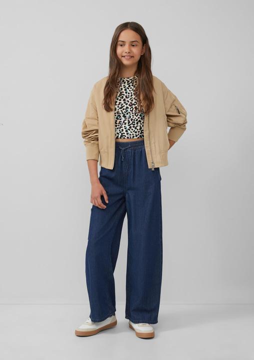 Produktbild S.Oliver T-Shirt Verkürztes Tanktop aus Rippware im Slim Fit (146, 152)