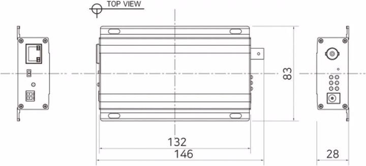 Actual product image InterCoax Ethernet Extender ECP-2701-PKG