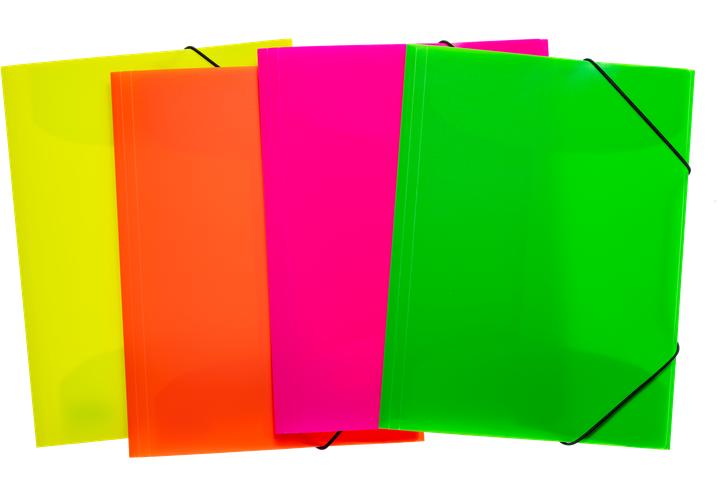 Image du produit HERMA Chemise à rabats A4 Néon Translucide (A4, 12 x)