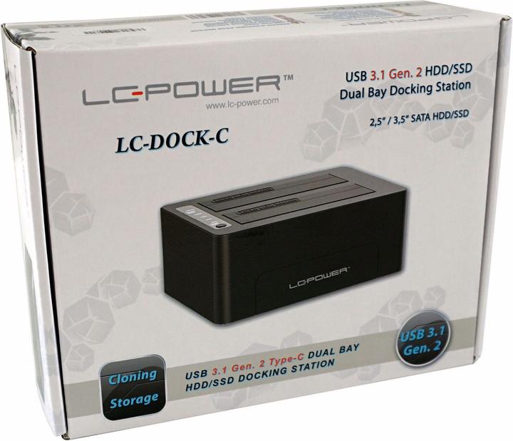 Produktbild LC-Power Dockingsstation LC-DOCK-C (USB-C)