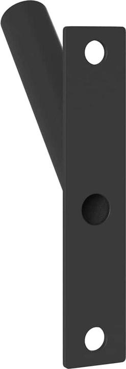 Produktbild vidaXL Flaggenmast Halterung für 1 Flagge zur Wandmontage aus schwarzem Metall