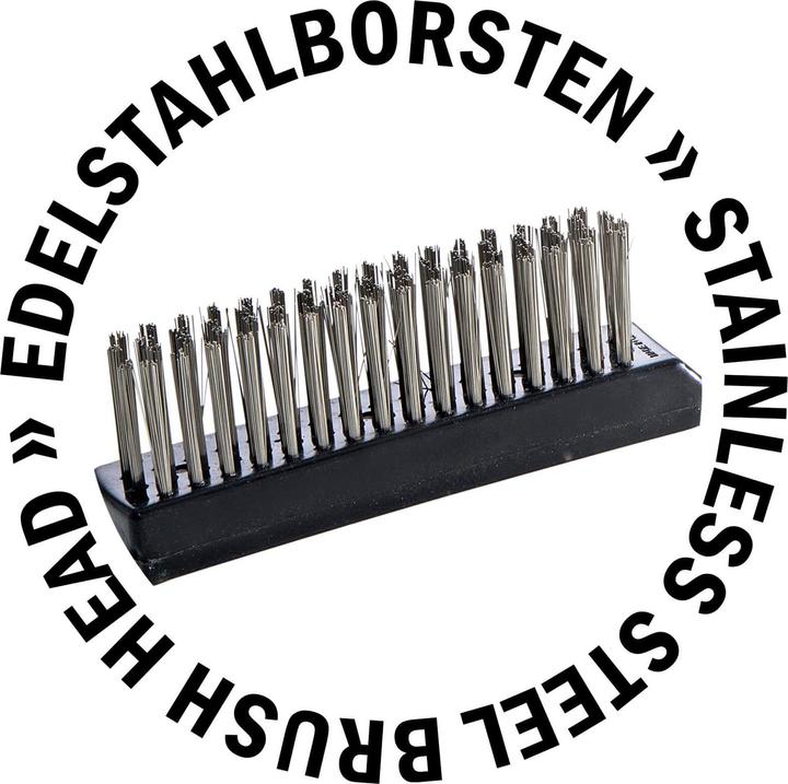 Productafbeelding All'Grill Gietijzeren bordenborstel 15/29x2,5 cm (29 cm)