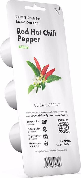 Click and Grow Seeds Red hot chilli (Vegetable seeds)